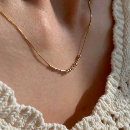 Morse Code Necklace