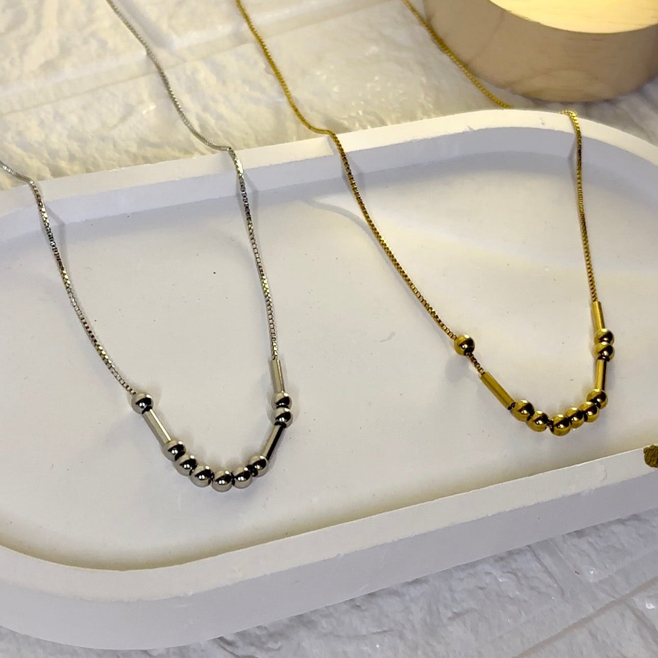 Morse Code Necklace